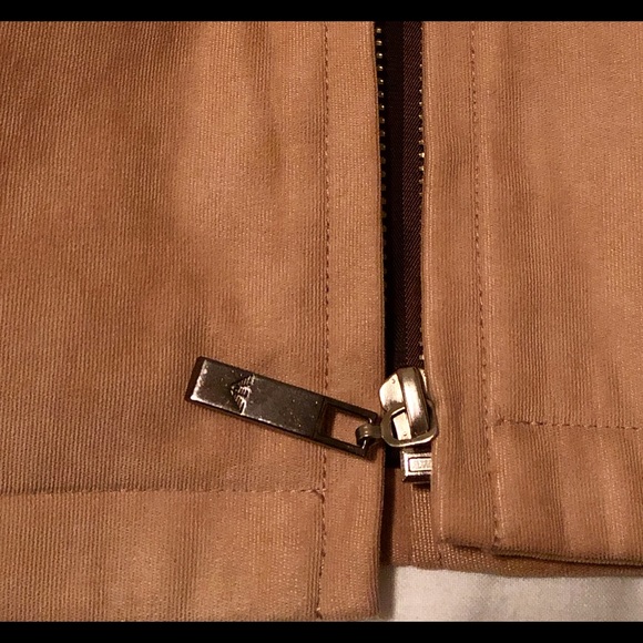 Giorgio Armani Zip up Collared Beige Jacket - Picture 4 of 7